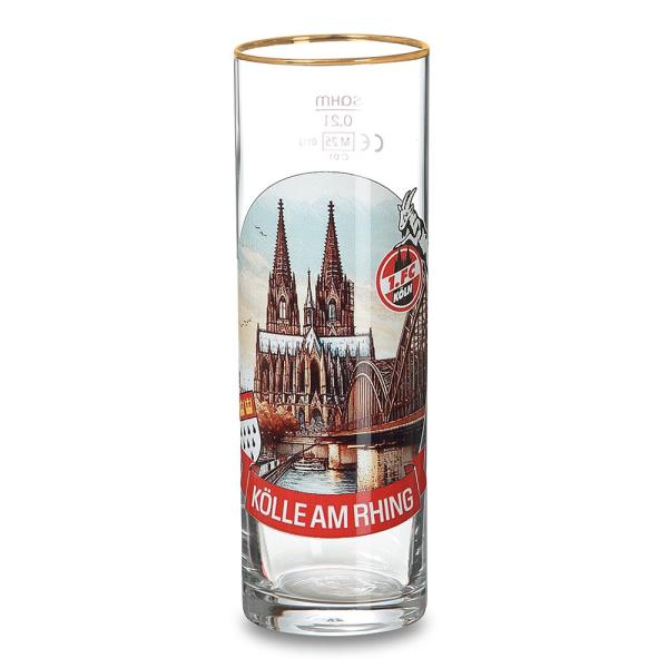 1. FC Köln Kölschglas Limited Edition 16 52 x 52 x 150 mm